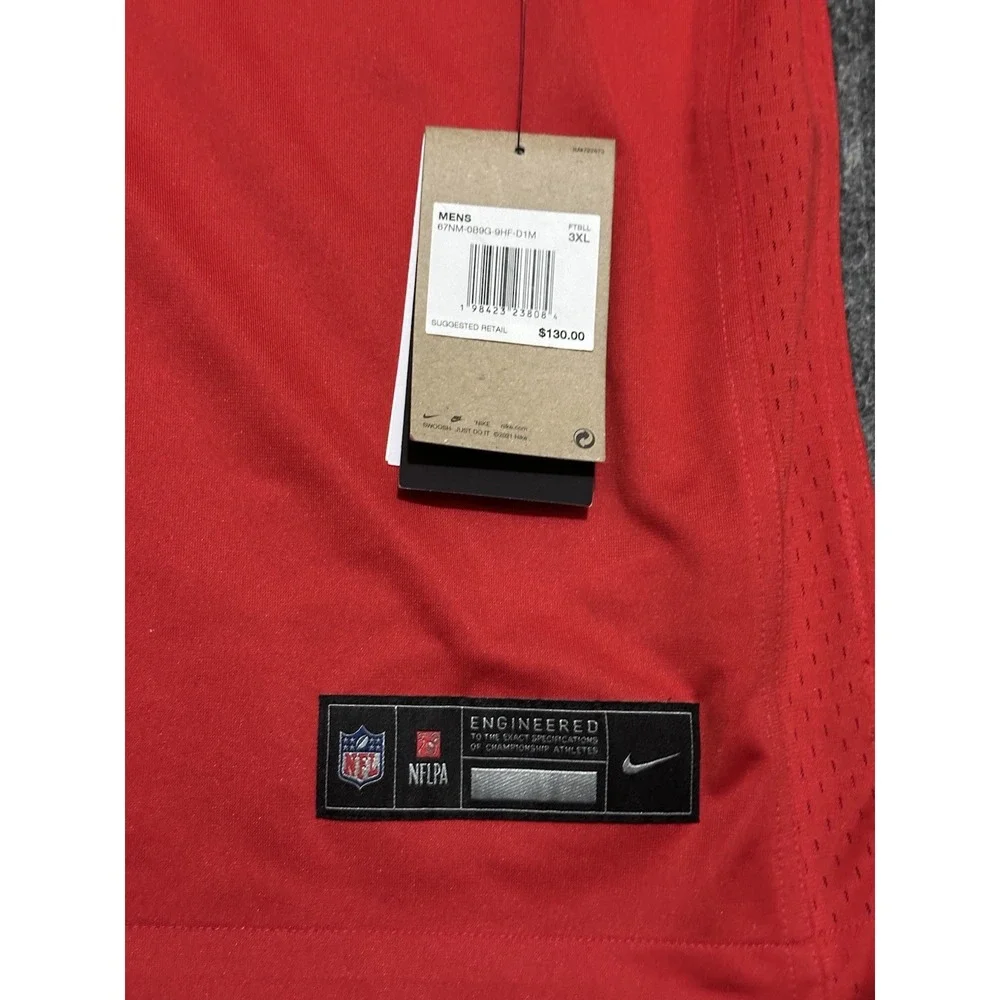 NWT Houston Texans Football Jersey Mens 3XL Red NFL Nike Diggs #1 Red‎ On Field